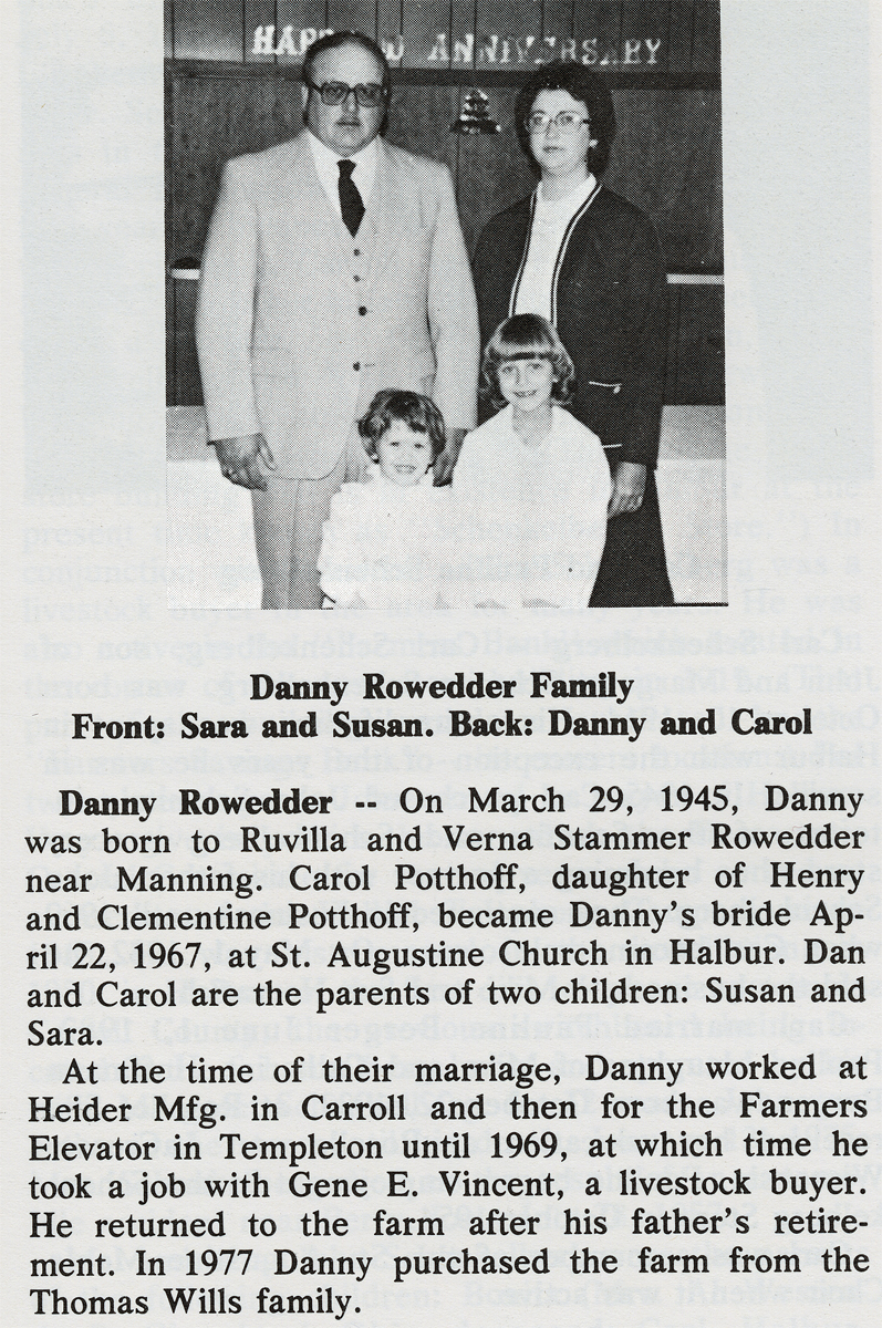 In Memory of Danny Rowedder