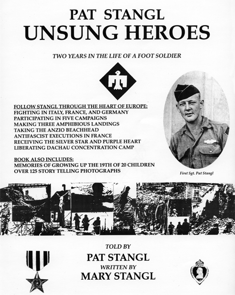 cover of Unsung Heroes by Patrick O. Stangl and his second wife Mary.